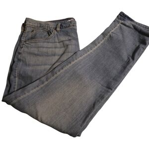 Eddie Bauer‎ Women's Boyfriend Mid-Rise Straight Flannel Lined Jeans Sz 16